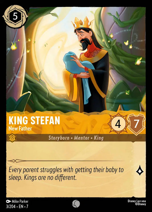 King Stefan - New Father - 3/204 - Common - Archazia’s Island - Disney Lorcana