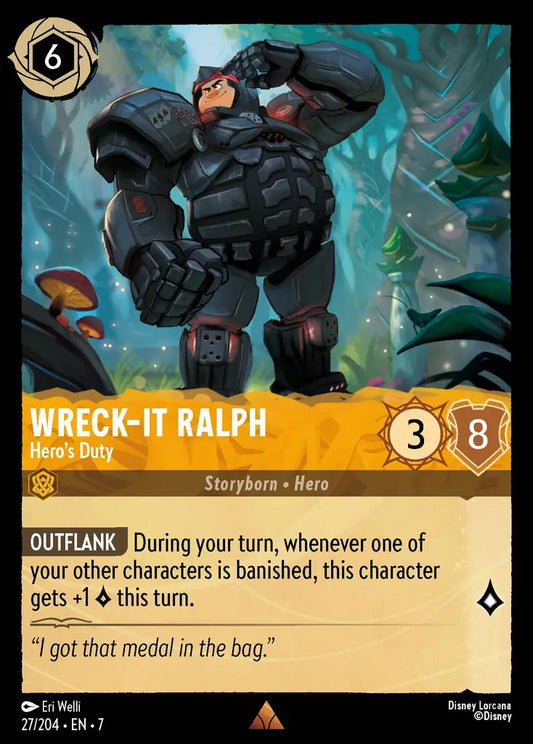 Wreck-It Ralph - Hero's Duty - 27/204 - Rare - Archazia’s Island - Disney Lorcana