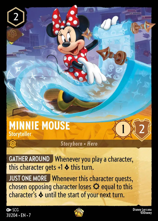 Minnie Mouse - Storyteller - 31/204 - Legendary - Archazia’s Island - Disney Lorcana