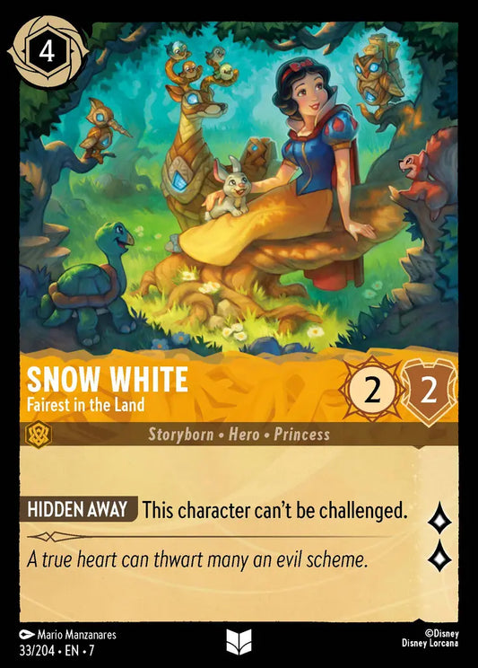 Snow White - Fairest in the Land - 33/204 - Uncommon - Archazia’s Island - Disney Lorcana