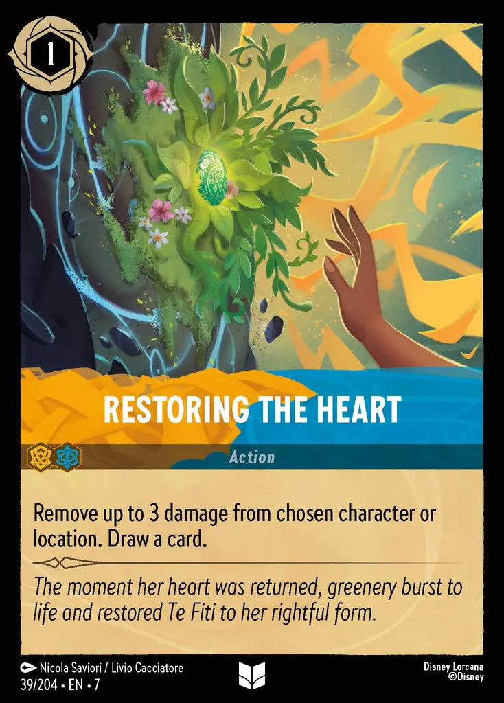 Restoring the Heart - 39/204 - Uncommon - Archazia’s Island - Disney Lorcana