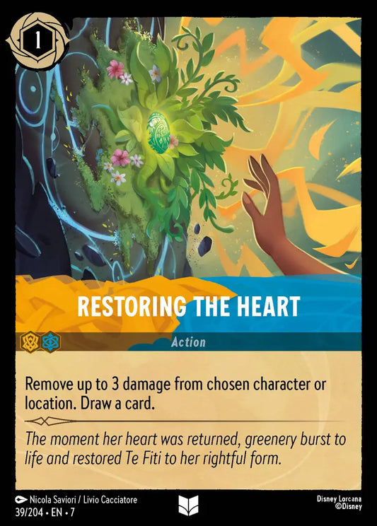 Restoring the Heart - 39/204 - Uncommon - Archazia’s Island - Disney Lorcana