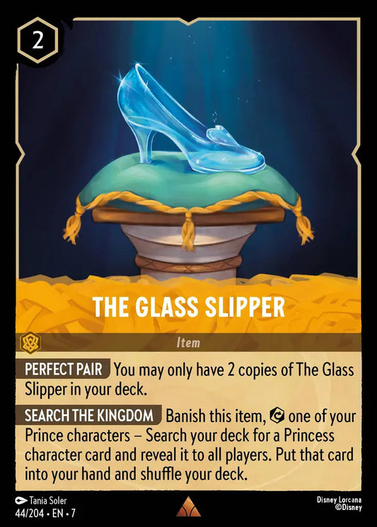 The Glass Slipper - 44/204 - Rare - Archazia’s Island - Disney Lorcana