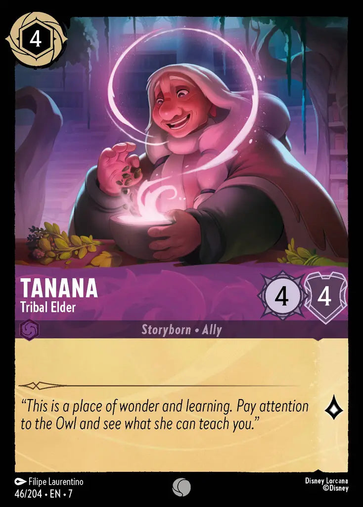 Tanana - Tribal Elder - 46/204 - Common - Archazia’s Island - Disney Lorcana