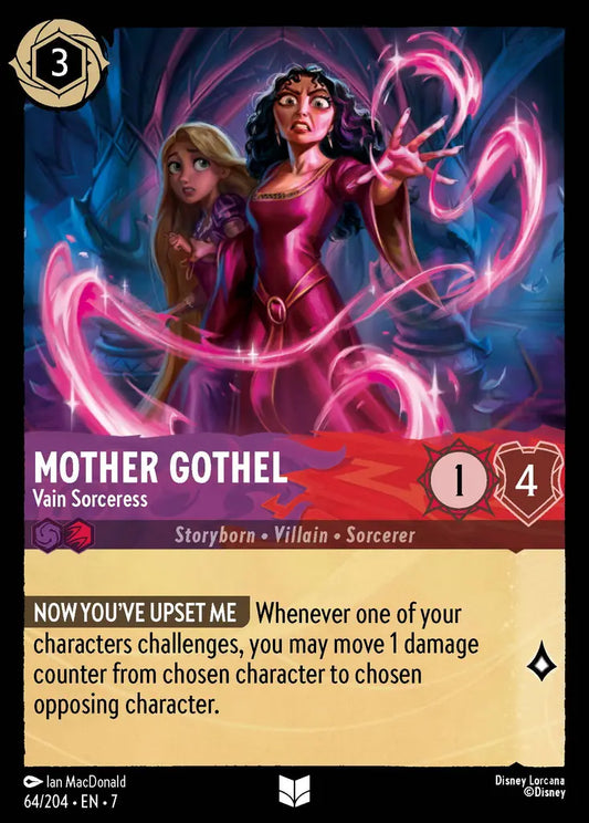 Mother Gothel - Vain Sorceress - 64/204 - Uncommon - Archazia’s Island - Disney Lorcana