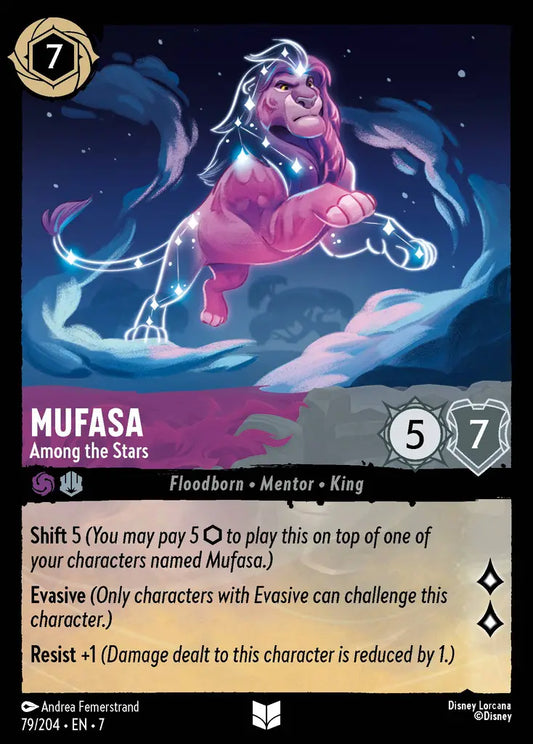 Mufasa - Among the Stars - 79/204 - Uncommon - Archazia’s Island - Disney Lorcana