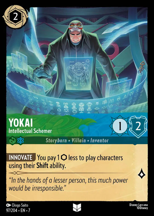 Yokai - Intellectual Schemer - 97/204 - Uncommon - Archazia’s Island - Disney Lorcana