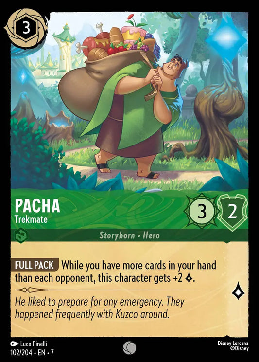 Pacha - Trekmate - 102/204 - Common - Archazia’s Island - Disney Lorcana