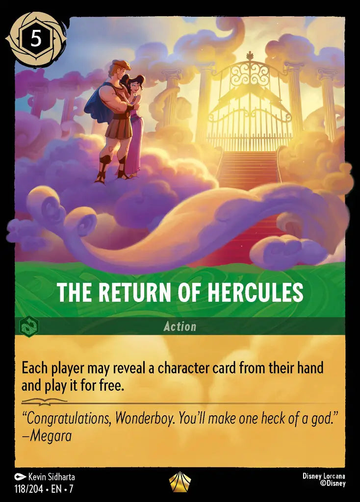 The Return of Hercules - 118/204 - Legendary - Archazia’s Island - Disney Lorcana