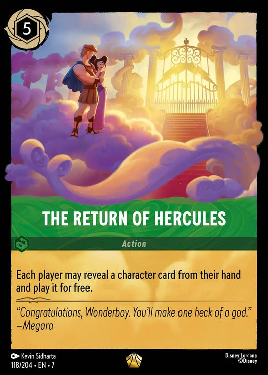 The Return of Hercules - 118/204 - Legendary - Archazia’s Island - Disney Lorcana