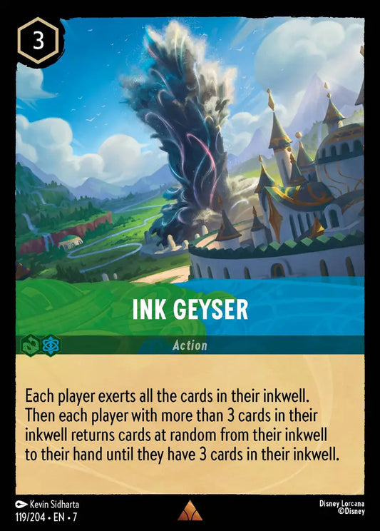 Ink Geyser - 119/204 - Rare - Archazia’s Island - Disney Lorcana