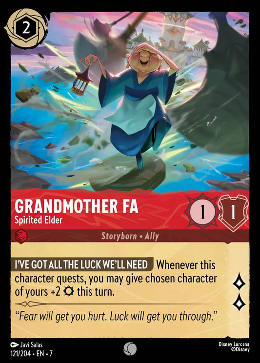 Grandmother Fa - Spirited Elder - 121/204 - Common - Archazia’s Island - Disney Lorcana