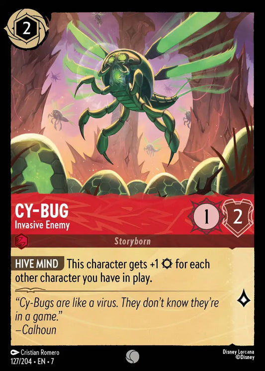 Cy-Bug - Invasive Enemy - 127/204 - Common - Archazia’s Island - Disney Lorcana