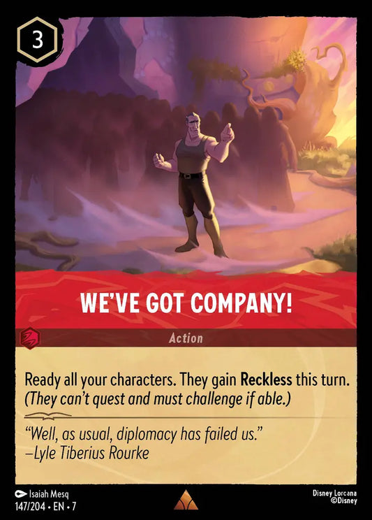 We've Got Company! - 147/204 - Rare - Archazia’s Island - Disney Lorcana