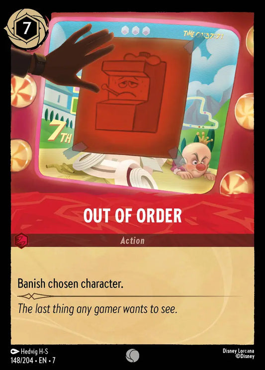 Out of Order - 148/204 - Common - Archazia’s Island - Disney Lorcana