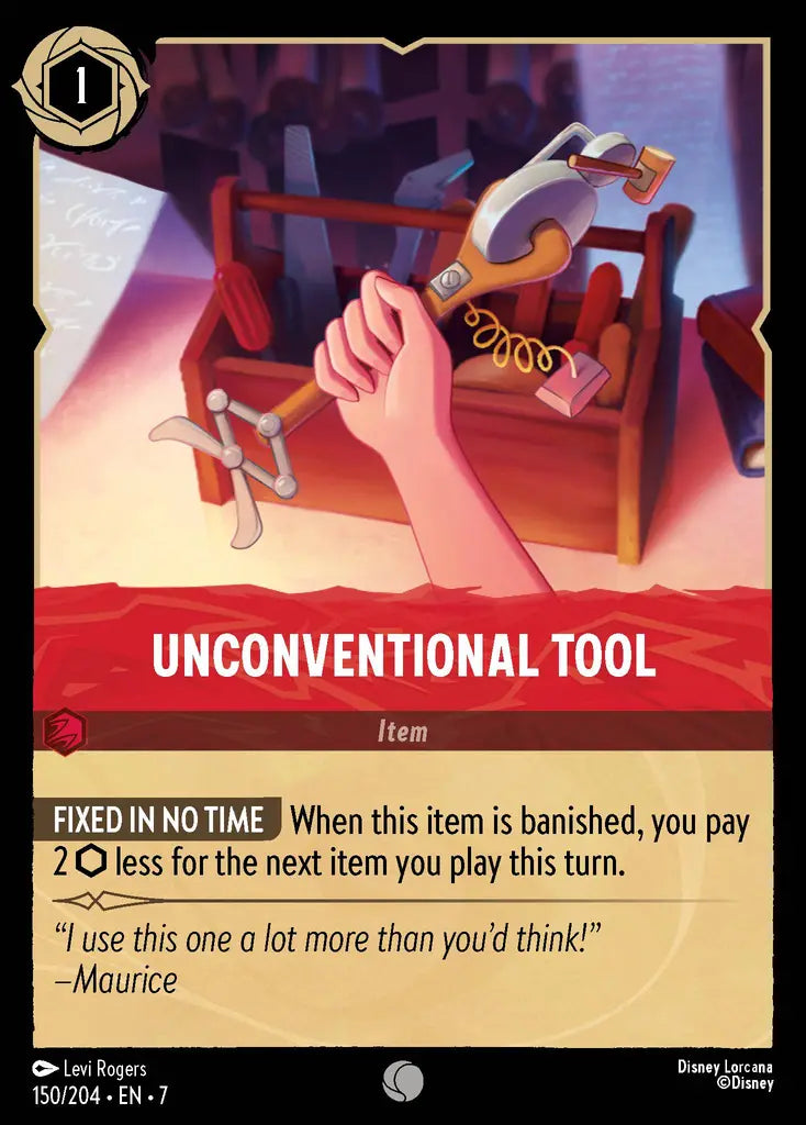 Unconventional Tool - 150/204 - Common - Archazia’s Island - Disney Lorcana