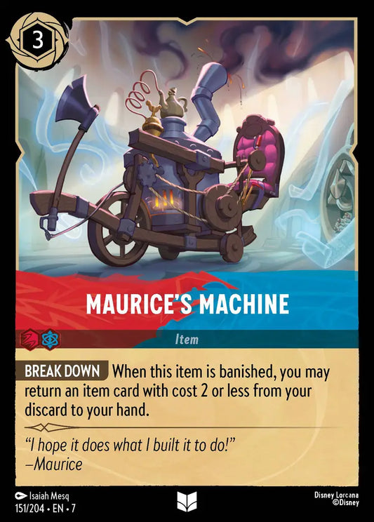 Maurice's Machine - 151/204 - Uncommon - Archazia’s Island - Disney Lorcana