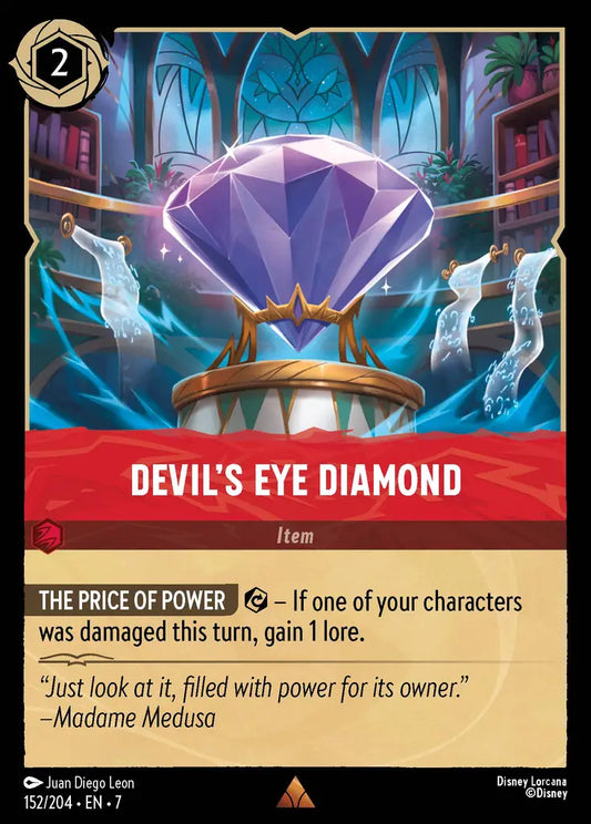 Devil's Eye Diamond - 152/204 - Rare - Archazia’s Island - Disney Lorcana