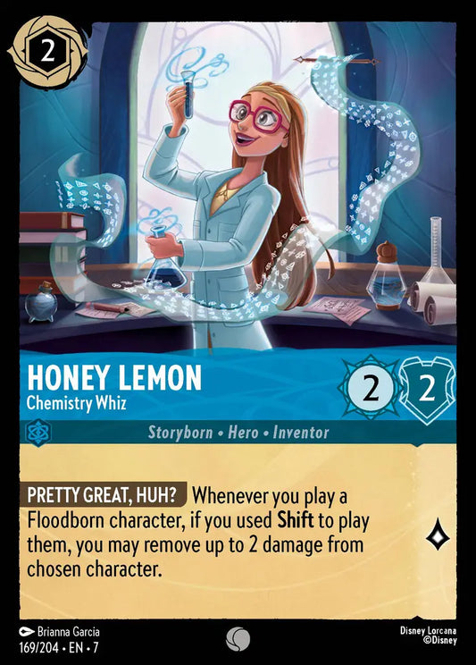 Honey Lemon - Chemistry Wiz - 169/204 - Common - Archazia’s Island - Disney Lorcana