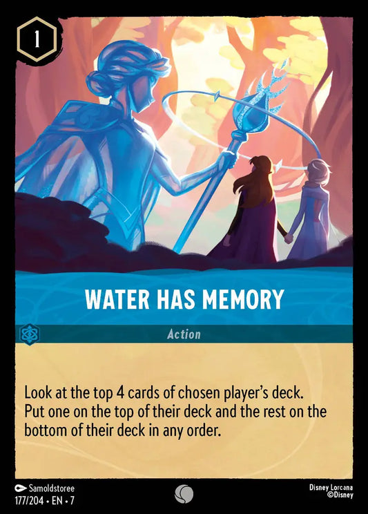 Water Has Memory - 177/204 - Common - Archazia’s Island - Disney Lorcana
