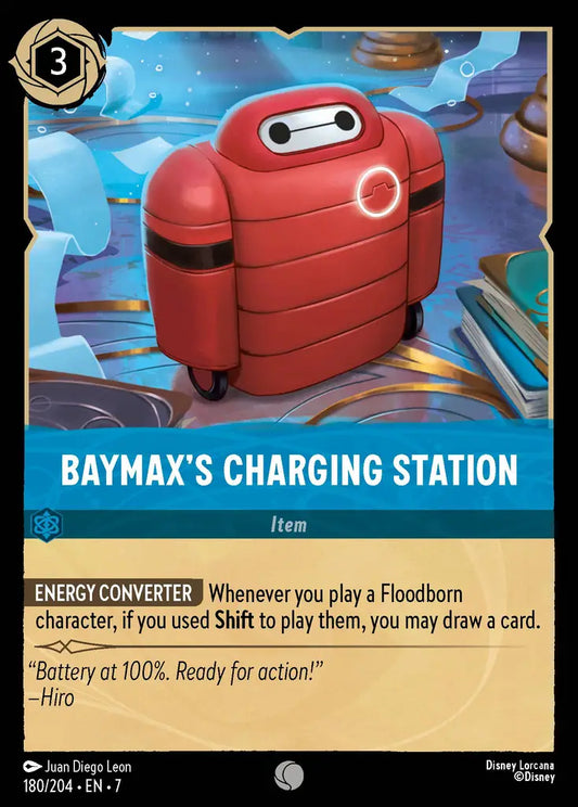 Baymax's Charging Station - 180/204 - Common - Archazia’s Island - Disney Lorcana