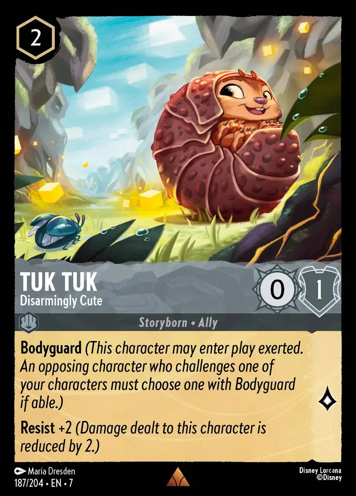Tuk Tuk - Disarmingly Cute - 187/204 - Rare - Archazia’s Island - Disney Lorcana