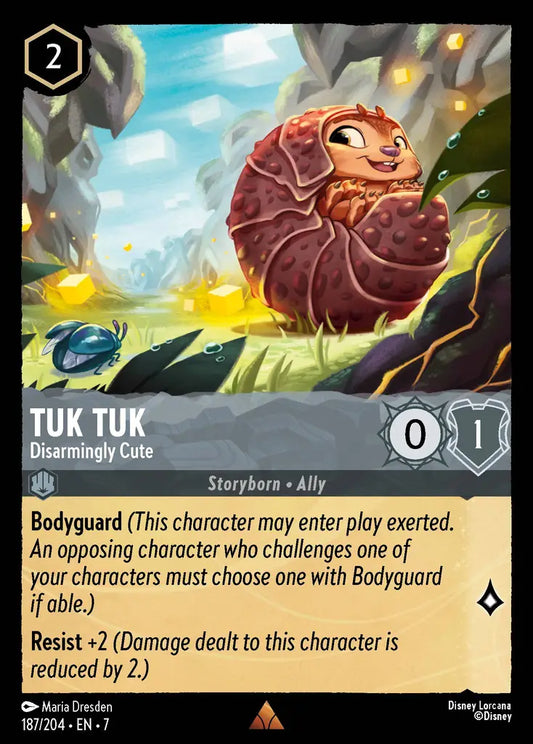 Tuk Tuk - Disarmingly Cute - 187/204 - Rare - Archazia’s Island - Disney Lorcana