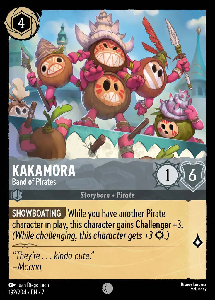 Kakamora - Band of Pirates - 192/204 - Common - Archazia’s Island - Disney Lorcana