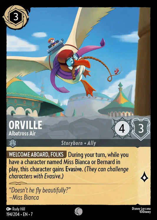 Orville - Albatross Air - 194/204 - Common - Archazia’s Island - Disney Lorcana
