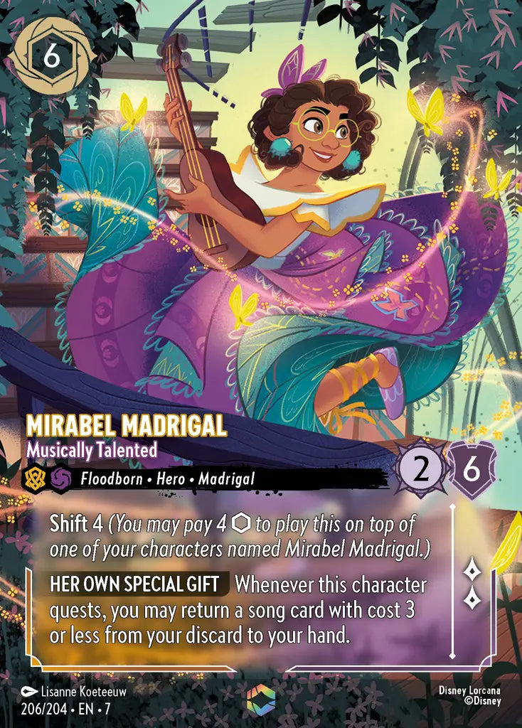 Mirabel Madrigal - Musically Talented - 206/204 - Enchanted - Archazia’s Island - Disney Lorcana