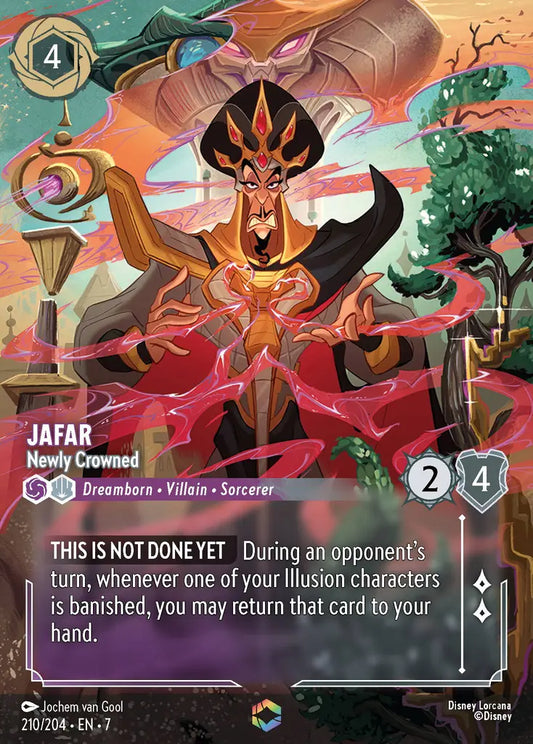 Jafar - Newly Crowned - 210/204 - Enchanted - Archazia’s Island - Disney Lorcana