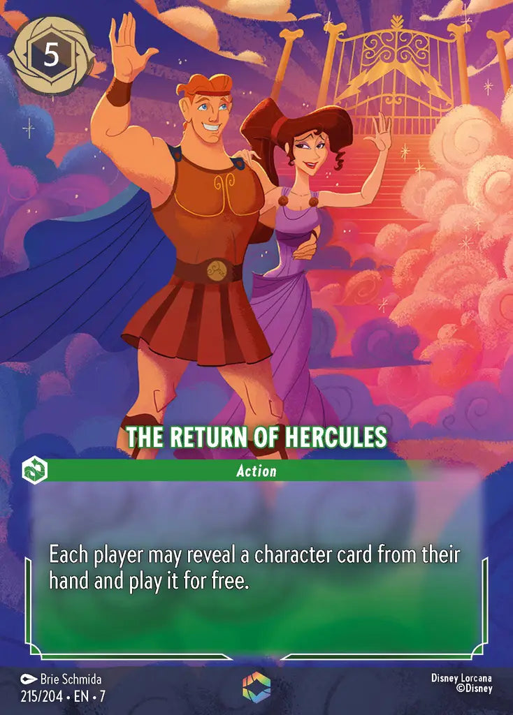 The Return of Hercules - 215/204 - Enchanted - Archazia’s Island - Disney Lorcana