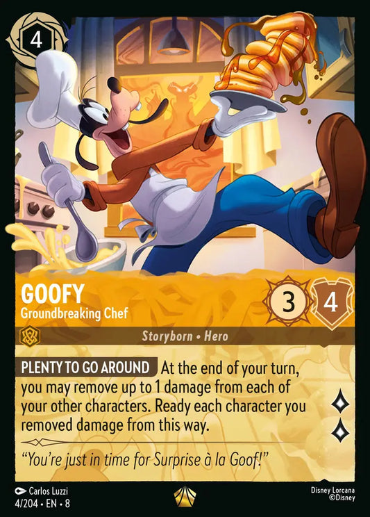 Goofy - Groundbreaking Chef - 4/204 - Legendary - Reign of Jafar - Disney Lorcana