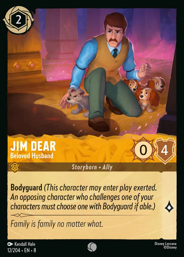 Jim Dear - Beloved Husband - 12/204 - Common - Reign of Jafar - Disney Lorcana