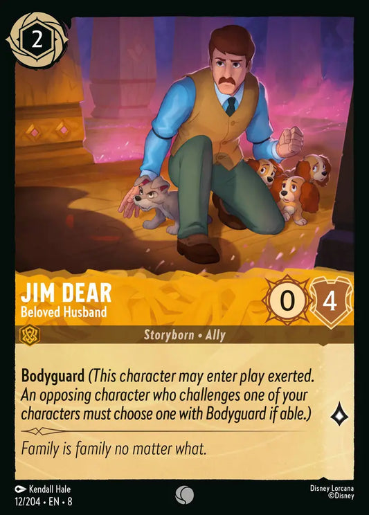 Jim Dear - Beloved Husband - 12/204 - Common - Reign of Jafar - Disney Lorcana