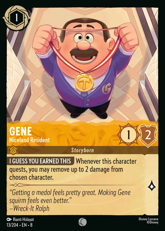 Gene - Niceland Resident - 13/204 - Common - Reign of Jafar - Disney Lorcana