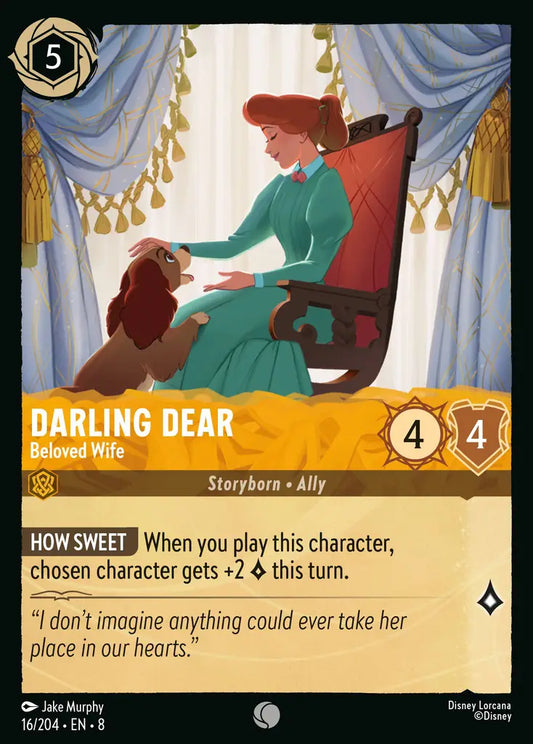 Darling Dear - Beloved Wife - 16/204 - Common - Reign of Jafar - Disney Lorcana