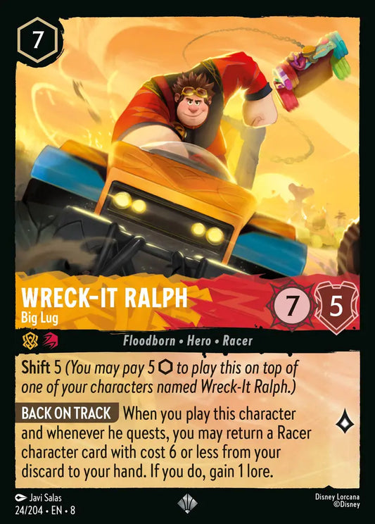 Wreck-It Ralph - Big Lug - 24/204 - Super Rare - Reign of Jafar - Disney Lorcana