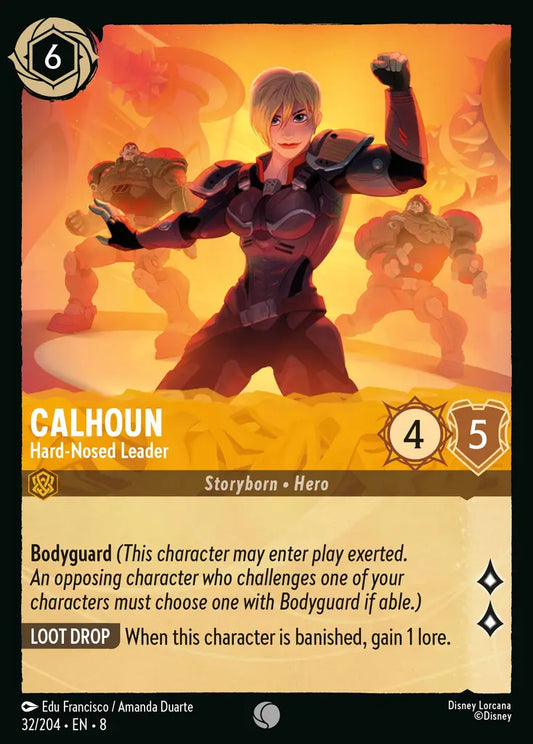Calhoun - Hard-Nosed Leader - 32/204 - Common - Reign of Jafar - Disney Lorcana