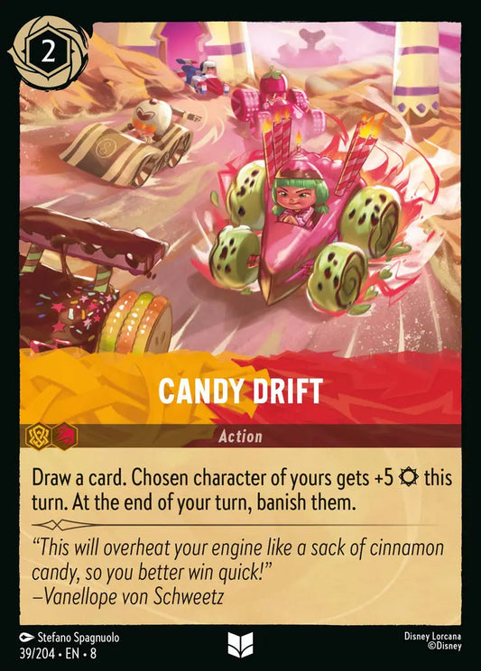 Candy Drift - 39/204 - Uncommon - Reign of Jafar - Disney Lorcana
