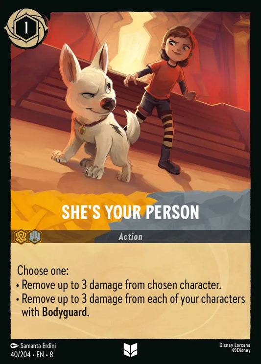 She's Your Person - 40/204 - Uncommon - Reign of Jafar - Disney Lorcana