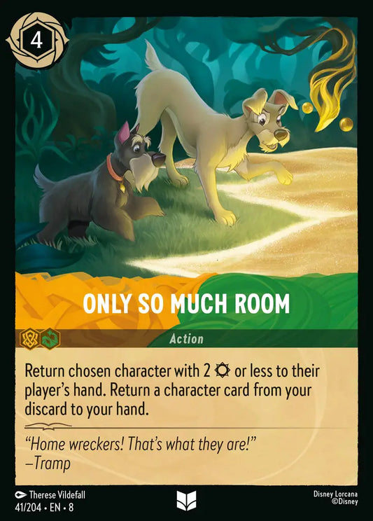 Only So Much Room - 41/204 - Uncommon - Reign of Jafar - Disney Lorcana