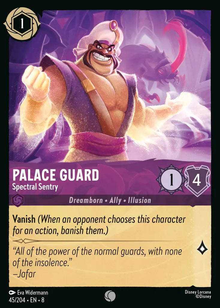 Palace Guard - Spectral Sentry - 45/204 - Common - Reign of Jafar - Disney Lorcana