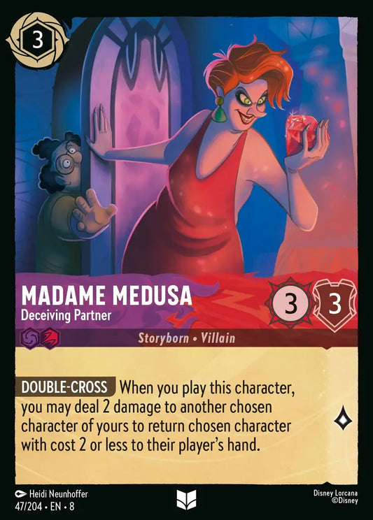 Madame Medusa - Deceiving Partner - 47/204 - Uncommon - Reign of Jafar - Disney Lorcana