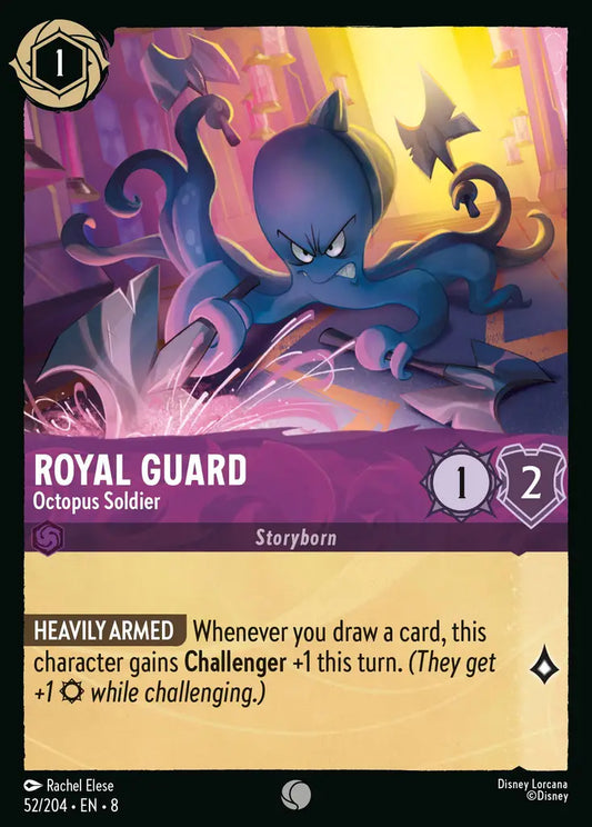 Royal Guard - Octopus Soldier - 52/204 - Common - Reign of Jafar - Disney Lorcana