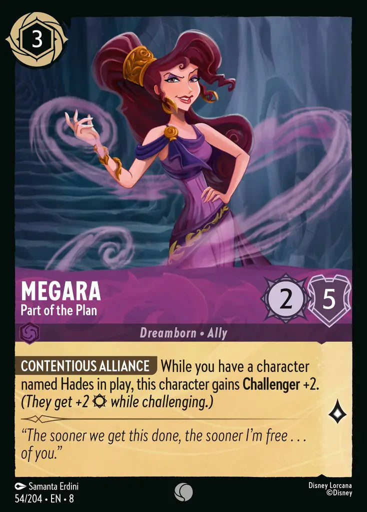 Megara - Part of the Plan - 54/204 - Common - Reign of Jafar - Disney Lorcana