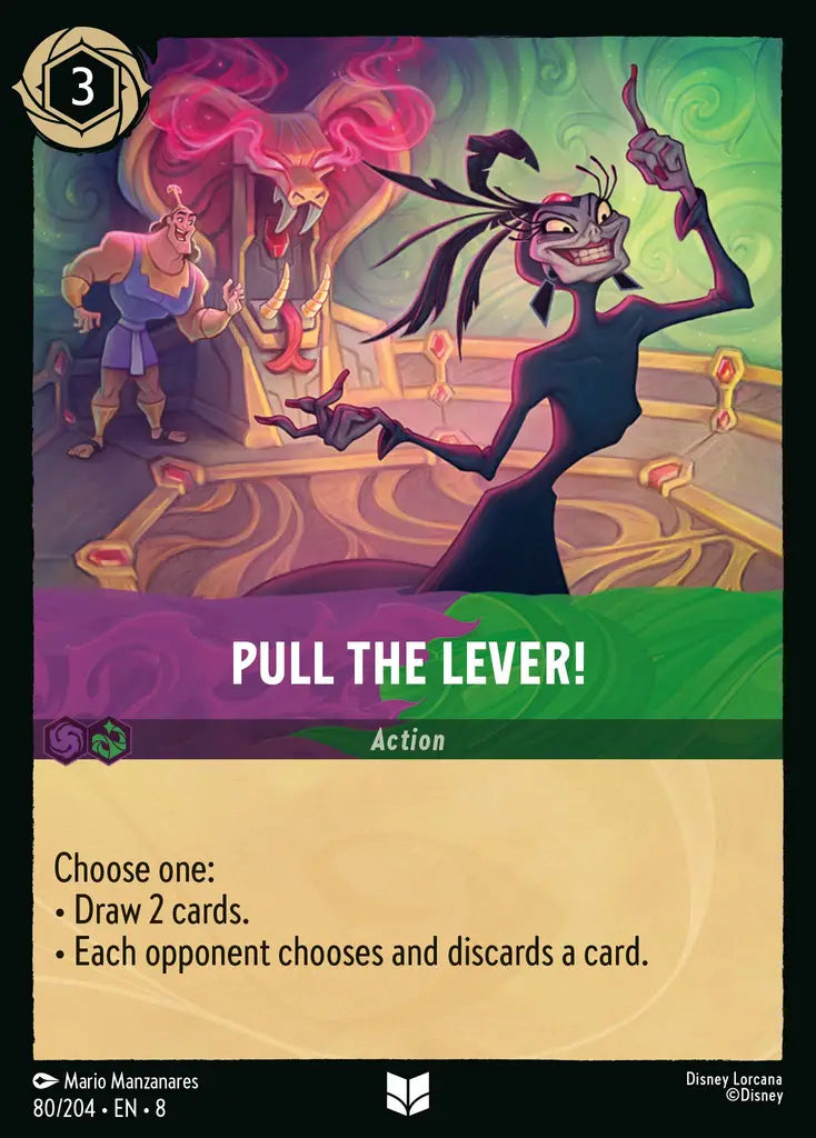 Pull the Lever! - 80/204 - Uncommon - Reign of Jafar - Disney Lorcana