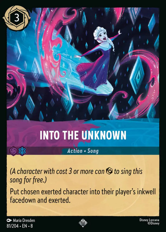 Into the Unknown - 81/204 - Super Rare - Reign of Jafar - Disney Lorcana