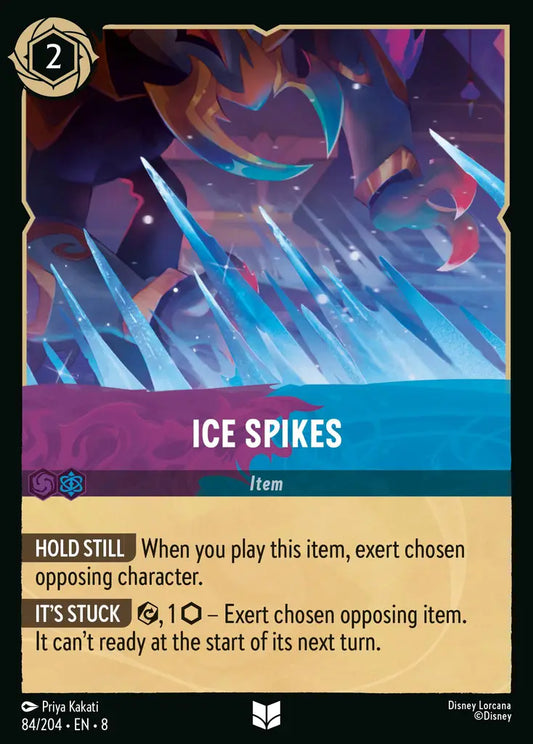 Ice Spikes - 84/204 - Uncommon - Reign of Jafar - Disney Lorcana