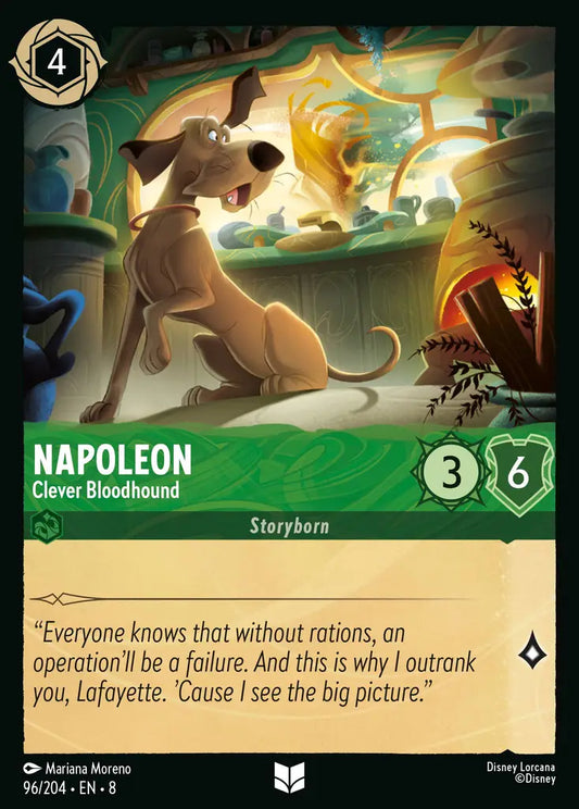 Napoleon - Clever Bloodhound - 96/204 - Uncommon - Reign of Jafar - Disney Lorcana
